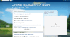 Desktop Screenshot of escuelasequidad.blogspot.com