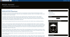 Desktop Screenshot of belajar-asuransi.blogspot.com