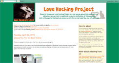 Desktop Screenshot of lovekuchingproject.blogspot.com