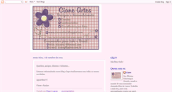 Desktop Screenshot of cianeartes.blogspot.com