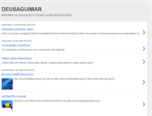 Tablet Screenshot of deusaguimar.blogspot.com