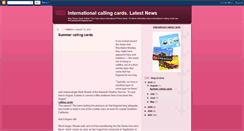 Desktop Screenshot of pincallingcard.blogspot.com
