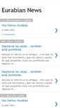 Mobile Screenshot of noticiasdeeurabia.blogspot.com