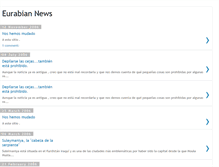 Tablet Screenshot of noticiasdeeurabia.blogspot.com