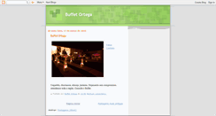 Desktop Screenshot of buffetortega.blogspot.com