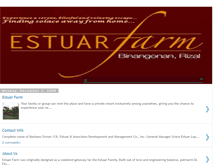 Tablet Screenshot of estuarfarm.blogspot.com