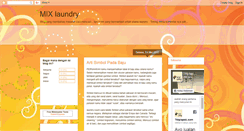 Desktop Screenshot of mixlaundry.blogspot.com