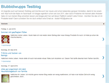 Tablet Screenshot of blubbidiwupp.blogspot.com