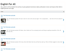 Tablet Screenshot of english-u.blogspot.com