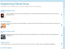 Tablet Screenshot of neighborhooddentalgroup.blogspot.com