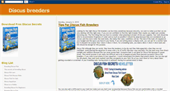 Desktop Screenshot of discus-breeders.blogspot.com