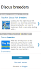Mobile Screenshot of discus-breeders.blogspot.com