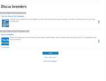 Tablet Screenshot of discus-breeders.blogspot.com