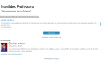 Tablet Screenshot of ivanildesprofessora.blogspot.com