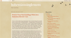 Desktop Screenshot of bohemiansinglemom.blogspot.com