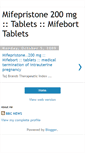 Mobile Screenshot of mifepristone-mifebort-pills.blogspot.com
