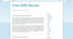Desktop Screenshot of freesms-service.blogspot.com