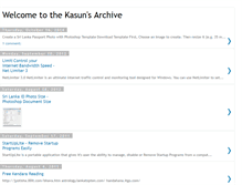 Tablet Screenshot of kasunaravinda.blogspot.com