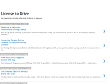 Tablet Screenshot of licensetodrive.blogspot.com