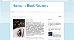 Desktop Screenshot of harmonybookreviews.blogspot.com