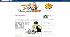 Desktop Screenshot of campusactivouniradio.blogspot.com