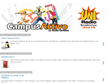 Tablet Screenshot of campusactivouniradio.blogspot.com