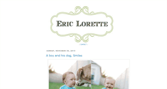 Desktop Screenshot of ericlorette.blogspot.com