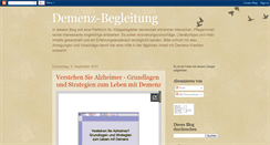 Desktop Screenshot of demenz-begleitung.blogspot.com