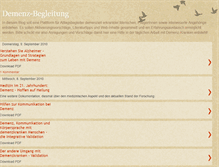Tablet Screenshot of demenz-begleitung.blogspot.com