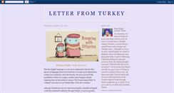 Desktop Screenshot of letterfromturkey.blogspot.com