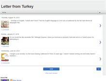 Tablet Screenshot of letterfromturkey.blogspot.com