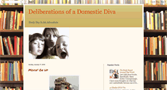 Desktop Screenshot of deliberationsofadomesticdiva.blogspot.com