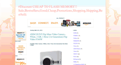 Desktop Screenshot of cheaptoflashmemory.blogspot.com