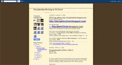 Desktop Screenshot of discipleshipmeetingatsaintandrew.blogspot.com