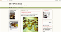 Desktop Screenshot of dishlist.blogspot.com