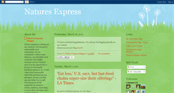 Desktop Screenshot of naturesexpress.blogspot.com