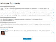 Tablet Screenshot of miagracefoundation.blogspot.com
