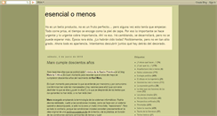 Desktop Screenshot of esencialomenos.blogspot.com