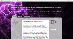 Desktop Screenshot of couponjudy.blogspot.com