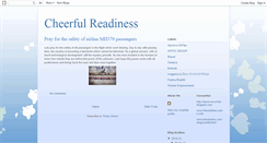 Desktop Screenshot of cheerfulreadiness.blogspot.com