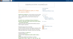 Desktop Screenshot of eksplicitnisadrzaji.blogspot.com