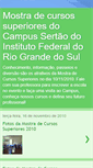 Mobile Screenshot of mostradecursosifrs-sertao.blogspot.com