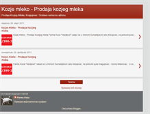 Tablet Screenshot of kozije-mleko.blogspot.com