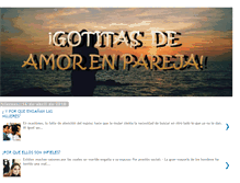 Tablet Screenshot of gotitasdeamorenpareja.blogspot.com