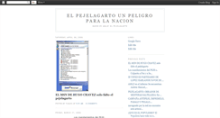 Desktop Screenshot of elpejelagarto.blogspot.com