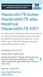 Mobile Screenshot of nazarudin78.blogspot.com