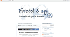 Desktop Screenshot of futeboleaqui.blogspot.com