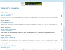 Tablet Screenshot of creationsinpaper.blogspot.com