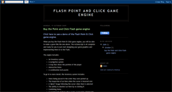 Desktop Screenshot of flashpointandclick.blogspot.com