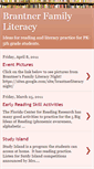 Mobile Screenshot of brantnerliteracy.blogspot.com